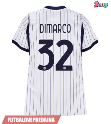 Lacne Ženy Futbalové dres Inter Milan Federico Dimarco #32 2026-27 Krátky Rukáv - Preč